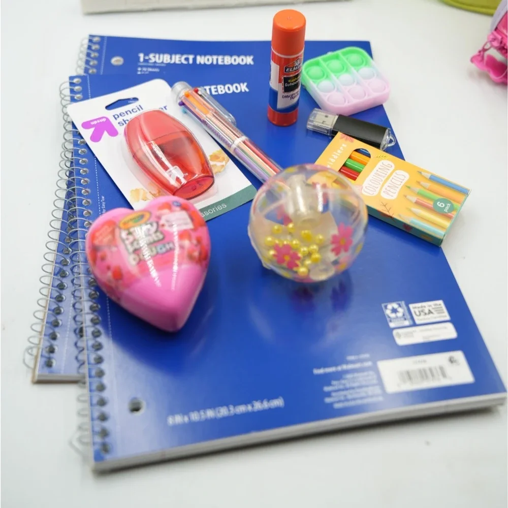 All in Motion Backpack Back to School Bundle w/ Supplies, Lunch Bag